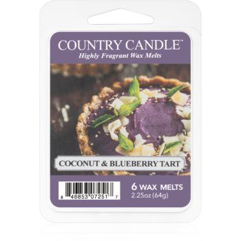 Country Candle Coconut & Blueberry Tart ceară pentru aromatizator