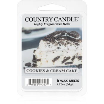 Country Candle Cookies & Cream Cake ceară pentru aromatizator