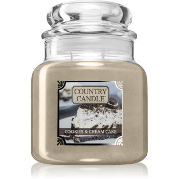 Country Candle Cookies & Cream Cake lumânare parfumată ieftin