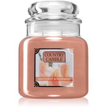 Country Candle Grapefruit & Rosemary lumânare parfumată