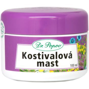 Dr. Popov Herbal ointments Comfrey crema pentru masaj pentru mușchi, articulații și tendoane