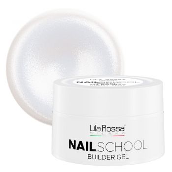 Gel de constructie Lila Rossa NailSchool 15 g Pearl Milky Way de firma original