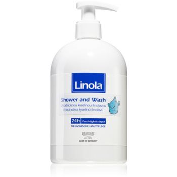 Linola Shower and Wash Gel de dus hipoalergenic.