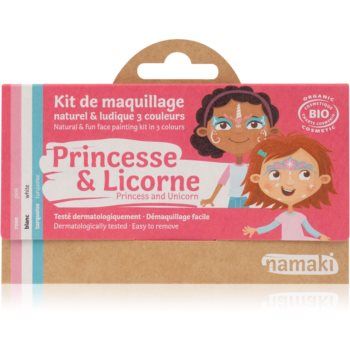 Namaki Color Face Painting Kit Princess & Unicorn set (pentru copii)