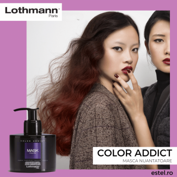 Masca nuantatoare pentru par Violine Color Addict Lothmann, 250 ml