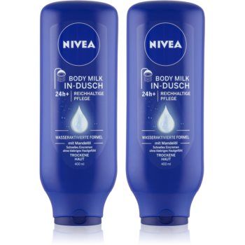 NIVEA 24h lapte pentru dus ambalaj economic