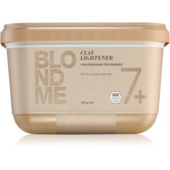 Schwarzkopf Professional Blondme Clay Lightener strălucitor premium cu conținut de argilă