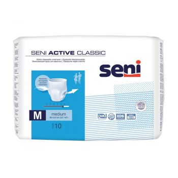 Chilot elastic absorbnt, Medium, 10 bucati, Seni Active Classic