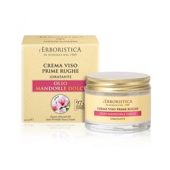 Cremă de față cu ulei de migdale dulci, 50 ml, L'Erboristica