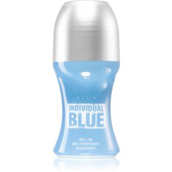Avon Individual Blue Deodorant roll-on pentru bărbați ieftin
