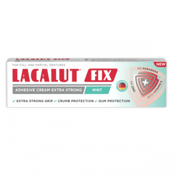 Crema adeziva Lacalut Fix Mint, 40 g, Theiss Naturwaren