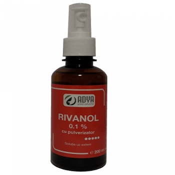 Rivanol cu pulverizator 0,1%, 200ml, Adya