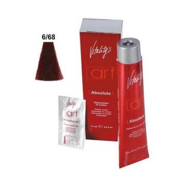 Vopsea permanenta de par Vitality's Art Absolute cu amoniac 6.68 100ml