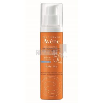 Avene Fluid-emulsie protectie solara SPF50+ 50 ml de firma originala