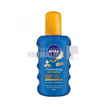 Nivea 85667 Sun Kids Spray colorat de protectie solara SPF50 200 ml ieftina