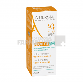 A-Derma Protect Fluid SPF50+ 40 ml ieftina