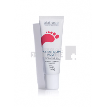 Biotrade Keratolin Foot Gel 40% Uree Gel hidratant pentru bataturi si unghii ingrosate 15 ml