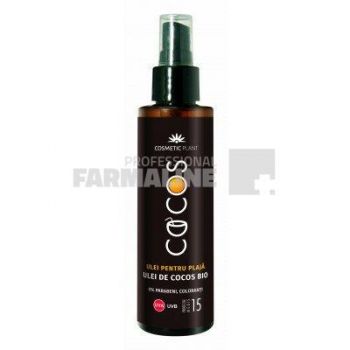 Cosmetic Plant Ulei de plaja cu ulei de cocos bio SPF15 150 ml ieftina