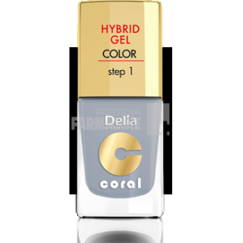 Delia Coral Hybrid Gel Color step 1 Lac unghii 08