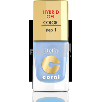 Delia Coral Hybrid Gel Color step 1 Lac unghii 09