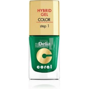 Delia Coral Hybrid Gel Color step 1 Lac unghii 10 11 ml