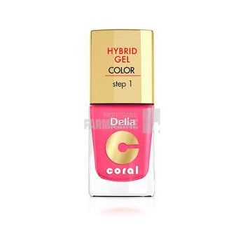 Delia Coral Hybrid Gel Color step 1 Lac unghii 23 ieftina