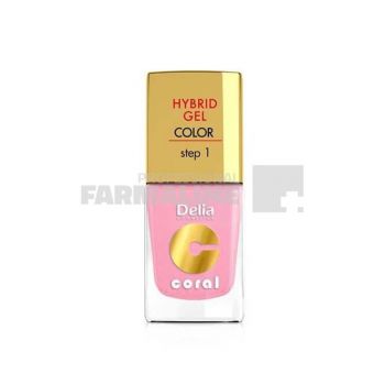 Delia Coral Hybrid Gel Color step 1 Lac unghii 24