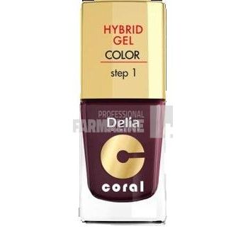 Delia Cosmetics Coral Hybrid Gel Color step 1 Lac unghii 11