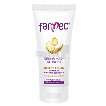 Farmec Crema pentru maini si unghii cu Ulei de Argan 100 ml