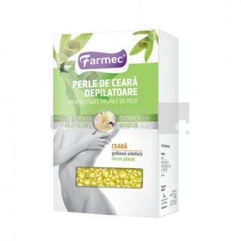 Farmec Perle de ceara depilatoare cu Extract de Vanilie 250 g de firma originala