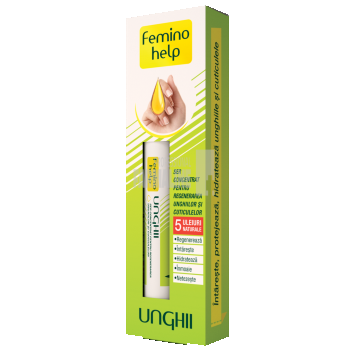 Feminohelp Ser concentrat pentru regenerarea unghiilor si cuticulelor 2 ml de firma originala