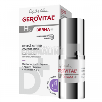 Gerovital H3 Derma+ Crema antirid contur ochi 15 ml ieftina
