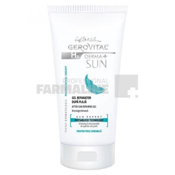 Gerovital H3 Derma Sun Gel reparator dupa plaja 150 ml de firma originala