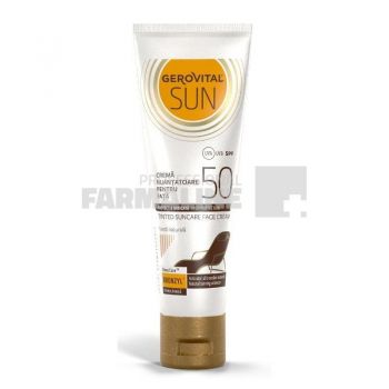 Gerovital Sun Crema pentru fata nuantatoare SPF50 50 ml