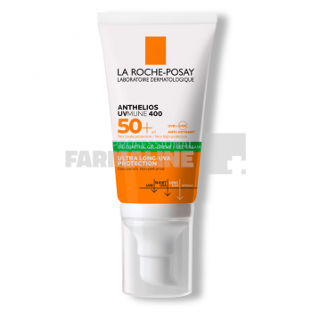 La Roche Posay Anthelios XL Gel-crema pentru fata cu efect uscat  fara parfum SPF50 50 ml