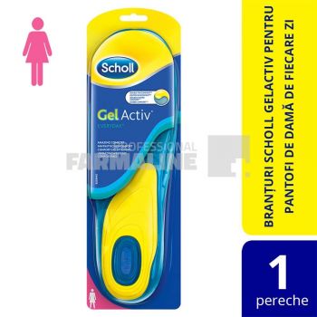 Scholl Gel Activ Every Day Insoles Branturi pentru pantofi femei