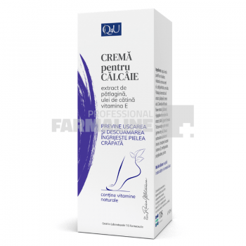 Tis Q4U Crema pentru calcaie cu extract de Patlagina si ulei de Catina 40 ml de firma original