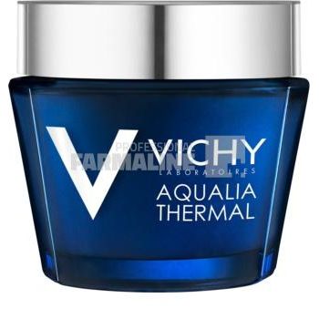 Vichy Aqualia Thermal Spa de noapte gel-crema hranitor cu efect anti-oboseala 75 ml