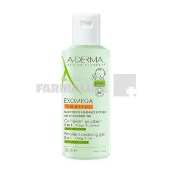 A-Derma Exomega Control Gel 2 in 1 200 ml