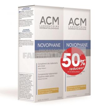 ACM Pachet Novophane Energizing Sampon energizant 200ml 1 + 1 cu 50% reducere de firma original