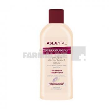 Aslavital Mineralactiv Emulsie demachiantÄƒ detox 150 ml ieftin