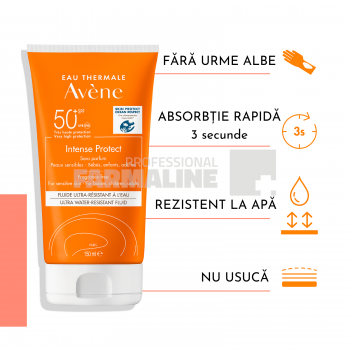 Avene Intense Protect Fluid fara parfum SPF50+ 150 ml ieftina