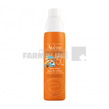 Avene Spray fotoprotectie copii fara urme albe SPF50+ 200 ml de firma originala