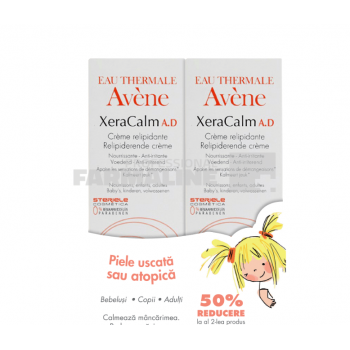 Avene Xeracalm A.D Crema 200 ml 1+1 50% din al II-lea