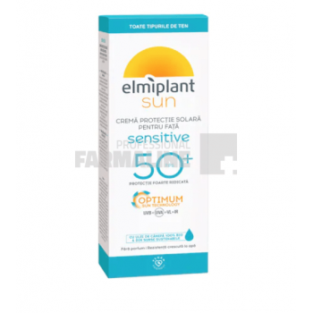 Elmiplant Sun Face Sensitive Crema protectie solara pentru fata SPF50 50 ml