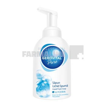 Gerovital Pure & Soft sapun lichid spuma-antibacterian 300 ml de firma original