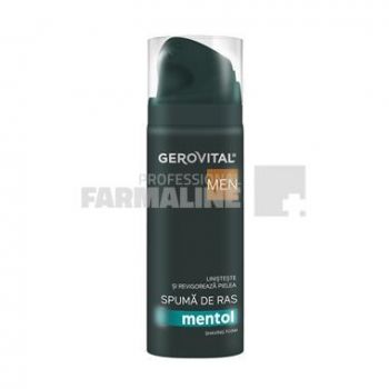 Gerovital Spuma de ras mentol 200 ml de firma original