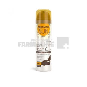 Gerovital Sun Lotiune Spray protectie solara SPF20 150 ml ieftina