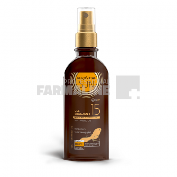 Gerovital Sun Ulei bronzant SPF15 150 ml ieftina