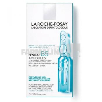 La Roche Posay Hyalu B5 Fiole tratament anti-rid 7 fiole de firma originala